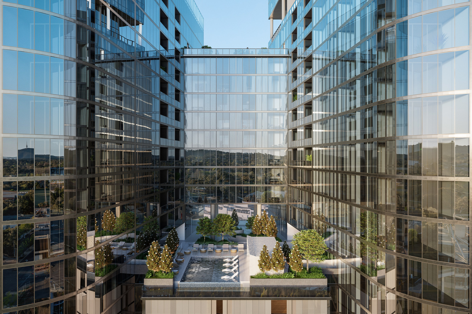 Grand Central Towers 2 bedroom apartment, Woden ACT 2606 Apartment