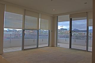 Lounge room plus view - 50/3-15 Belmore Street Wollongong (2016-06-09)