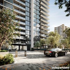 East facing 2 bedroom plus study nook apartment overlooking Village Green Phillip ACT 2606
