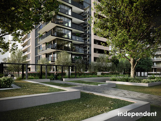 Corner apartment with desirable Northern aspect & separate balconies Phillip ACT 2606